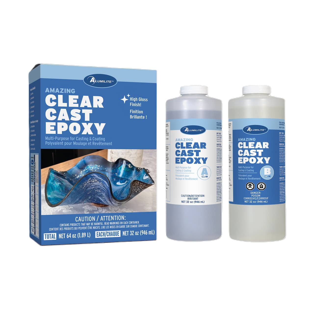 Alumilite™ 1.89L Amazing Clear Cast Epoxy Set